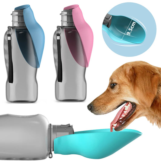 Dispensador de Agua de 800ml para Perros Grandes y Pequeños - Ideal para Paseos y Viajes