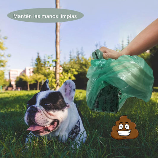 Práctica recogedor portátil para excrementos de perros pequeños y grandes - Limpieza Higiénica y Sin Contacto